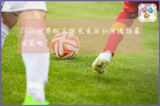 2026世界杯买球究竟该如何选择最优策略？