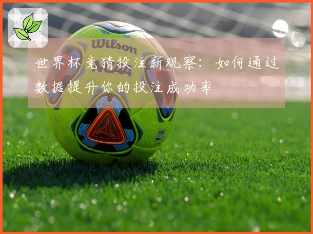 世界杯竞猜投注新观察：如何通过数据提升你的投注成功率